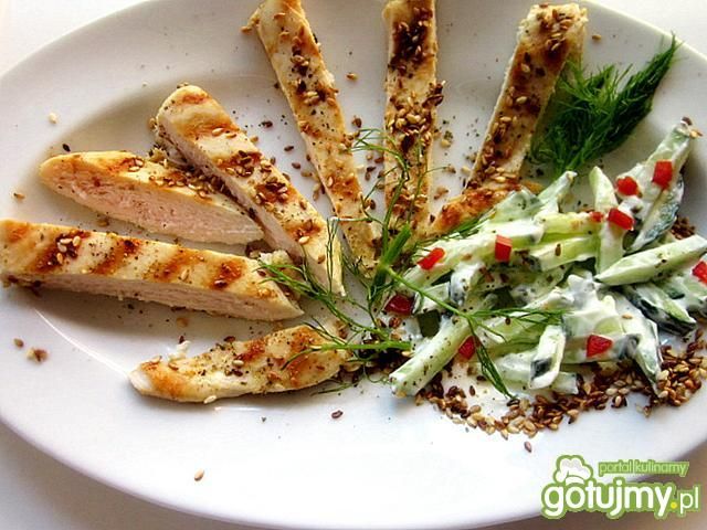 Grillowana pierś z kurczaka z sezamem Grillowana pierś z kurczaka z sezamem
