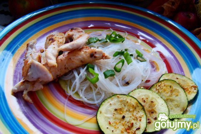 Grillowana pierś z kurczka z cukinią 