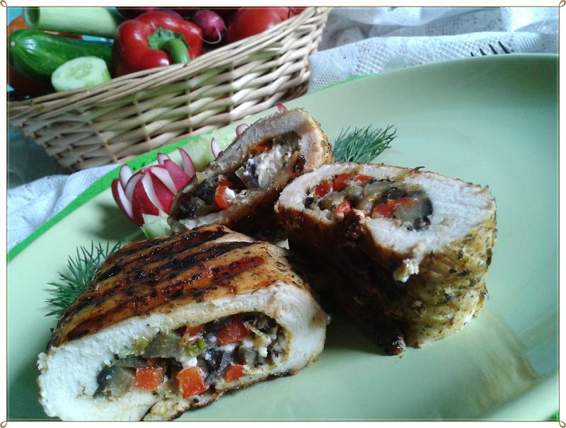 Grillowana roladka alla musaka  Grillowana roladka alla musaka