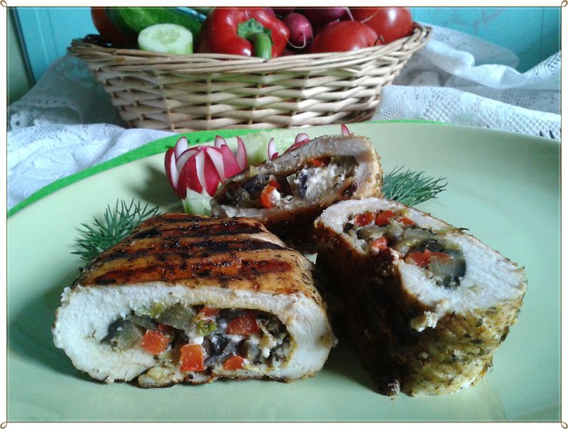 Grillowana roladka alla musaka  Grillowana roladka alla musaka