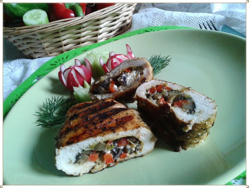Grillowana roladka alla musaka  Grillowana roladka alla musaka