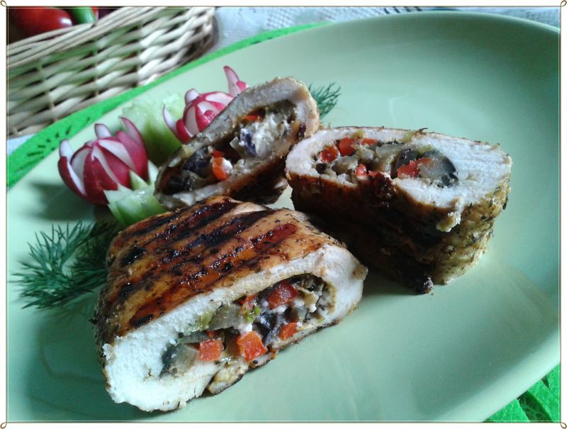 Grillowana roladka alla musaka  Grillowana roladka alla musaka