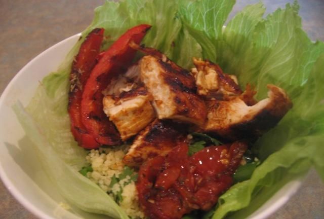 grillowana sałątka z kuskus