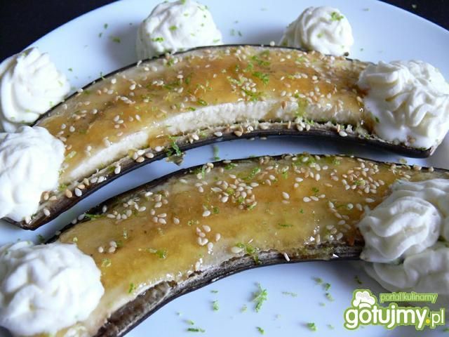 Grillowane banany z karmelem Grillowane banany z karmelem