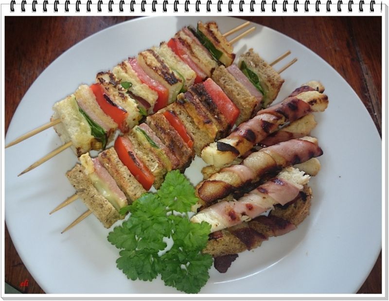 Grillowane chlebowe szaszłyki Eli