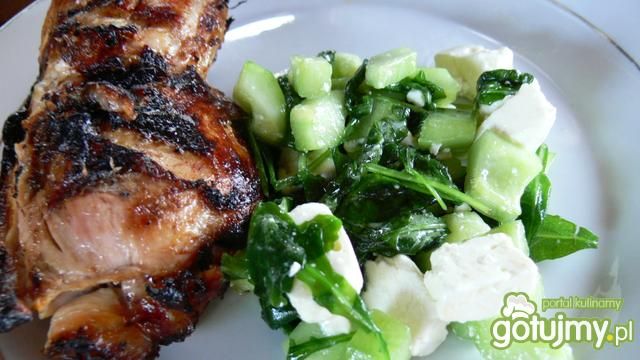 Grillowane imbirowe ćwiartki z kurczaka