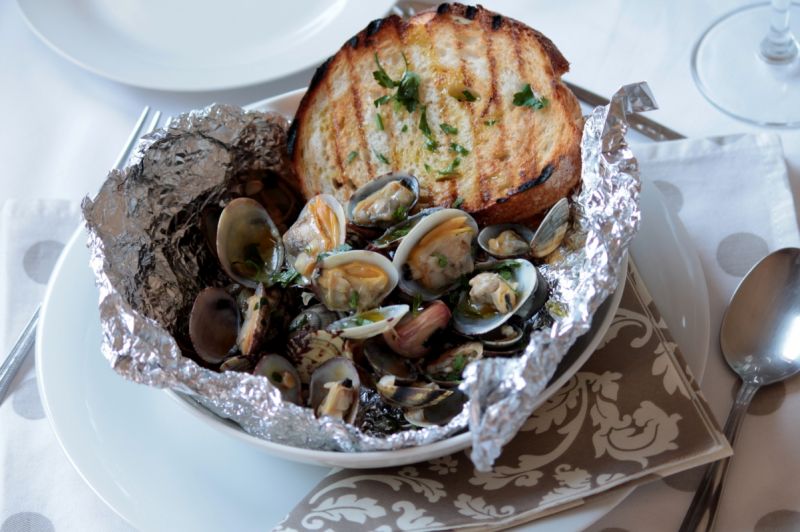 Grillowane małże Wenus 