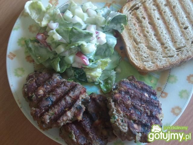 Grillowane mielone z cukinią i pieczarka Grillowane mielone z cukinią i pieczarka
