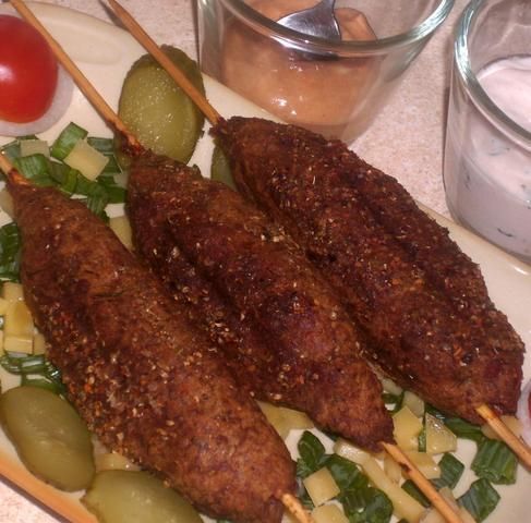 Grillowane mięso mielone Grillowane mięso mielone