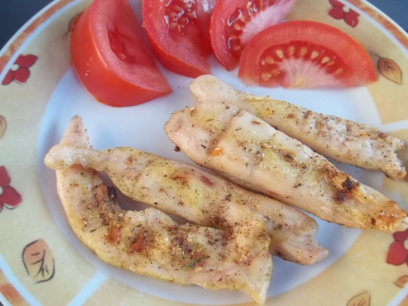 Grillowane paski drobiowe