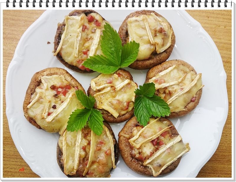 Grillowane pieczarki Eli