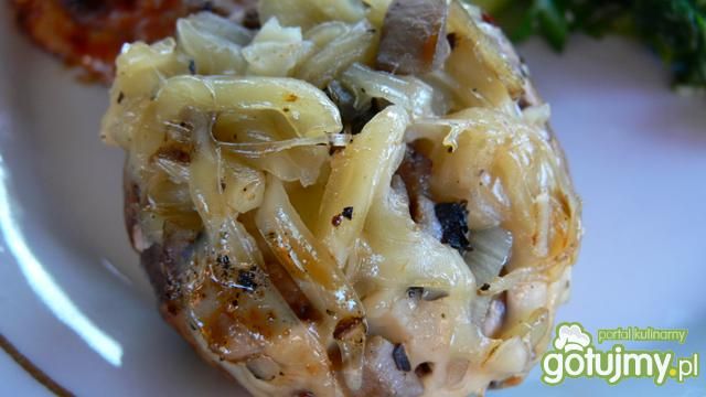 Grillowane pieczarki z serem