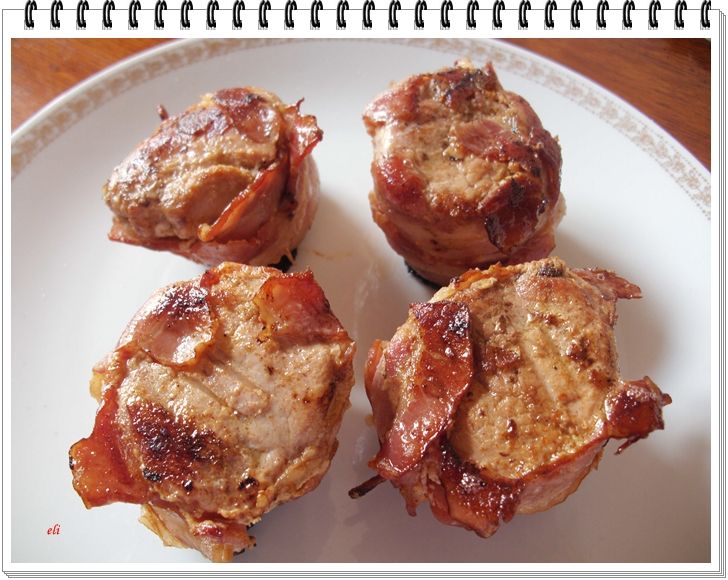 Grillowane polędwiczki w boczku Eli Grillowane polędwiczki w boczku Eli