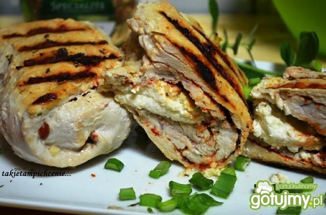 Grillowane roladki z fetą Grillowane roladki z fetą