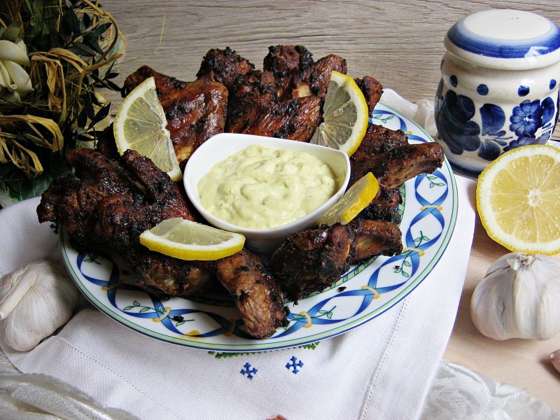 Grillowane skrzydełka z orientalną nutą