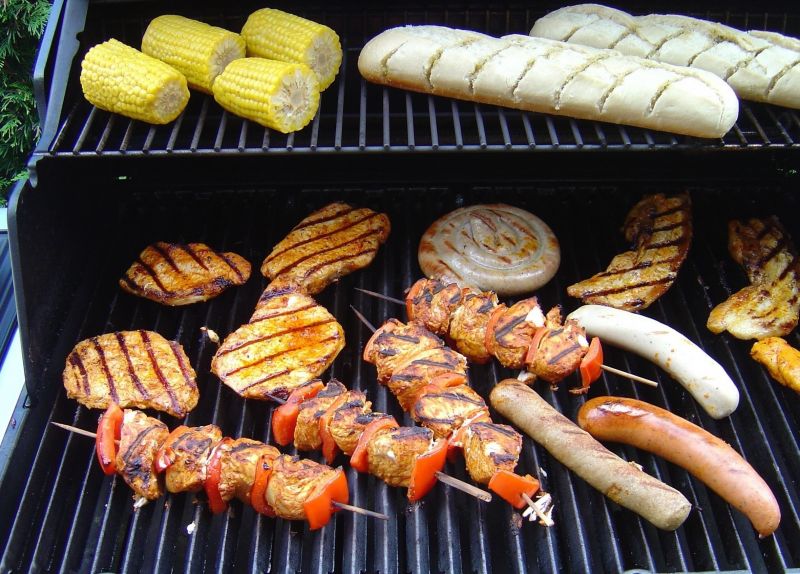 Grillowane szaszłyki z indyka z garam masalą