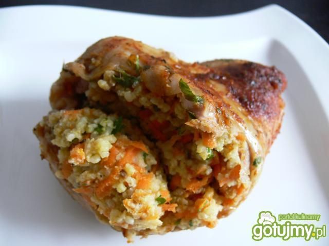 Grillowane udka z kaszą jaglaną