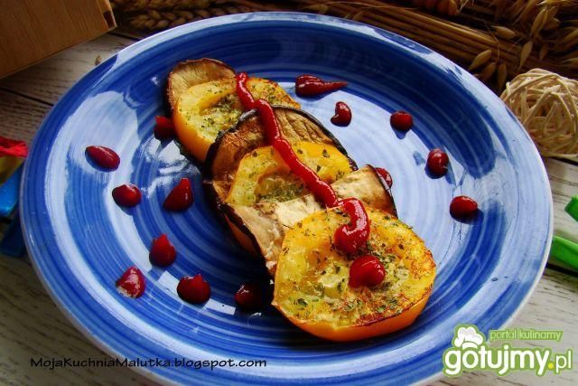 Grillowane żółte pomidory z oregano Grillowane żółte pomidory z oregano