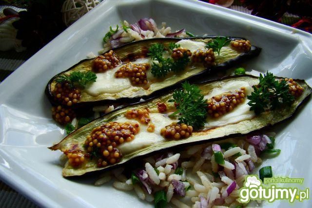 Grillowany bakłażan z mozzarellą