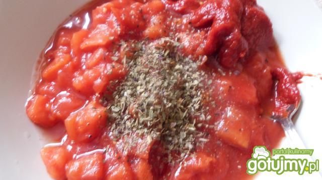 Grillowany bakłażan z pomidorami i fetą