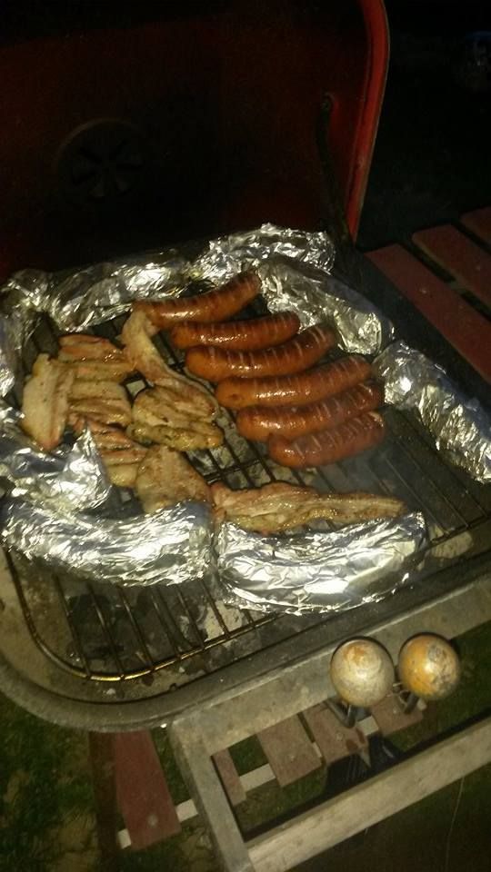 Grillowany boczek z czosnkiem niedźwiedzim 