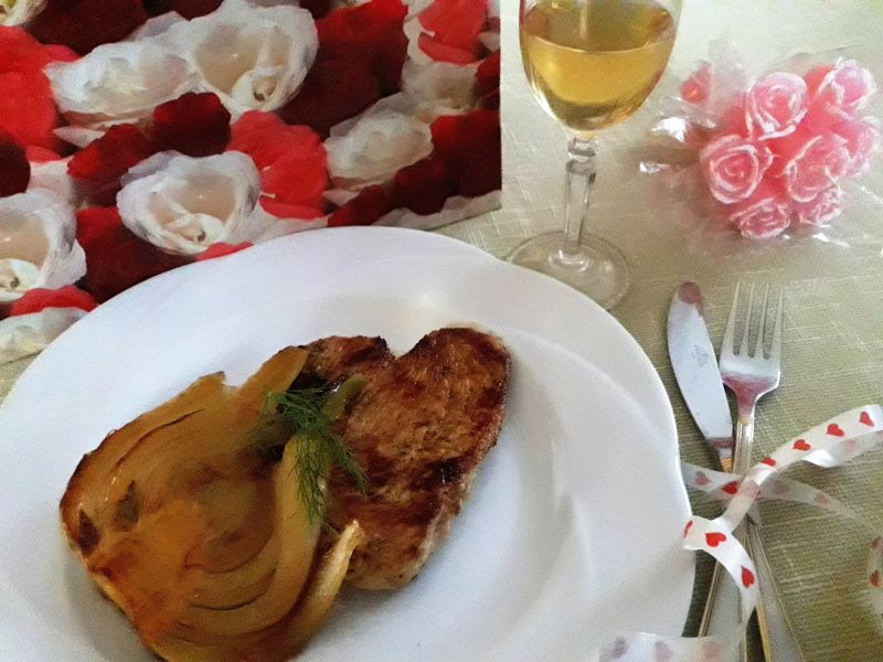 Grillowany indyk z fenkułem - kolacja dla dwojga