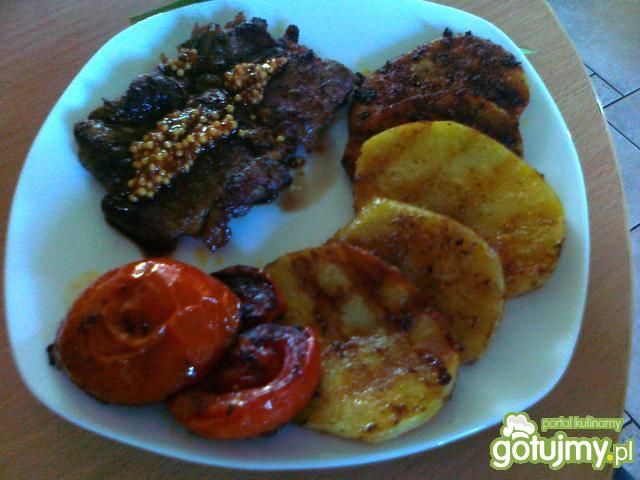 Grillowany Karczek z warzywami Grillowany Karczek z warzywami