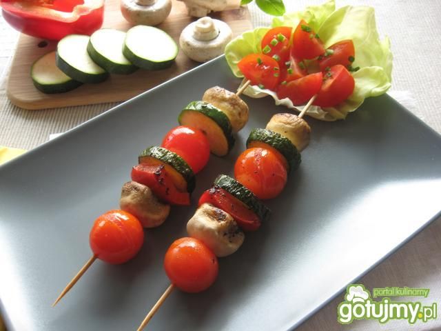 Grillowany kebab warzywny