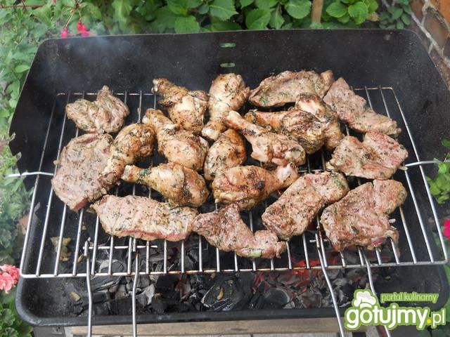 Grillowany kurczak i karkówka 