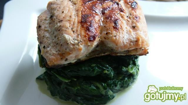 Grillowany łosoś