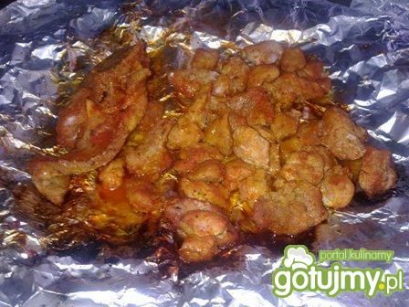 Grillowany schab w kawałkach