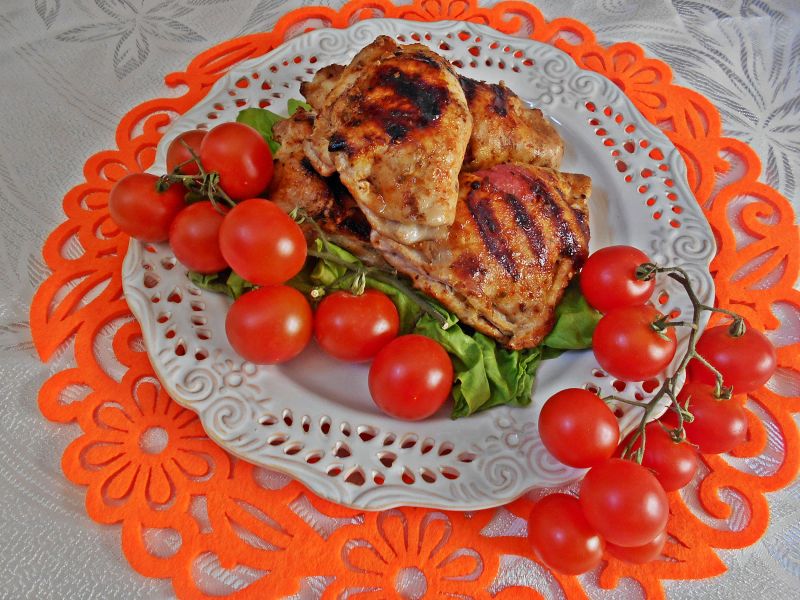 Grillowany schab z kalarepką Grillowany schab z kalarepką