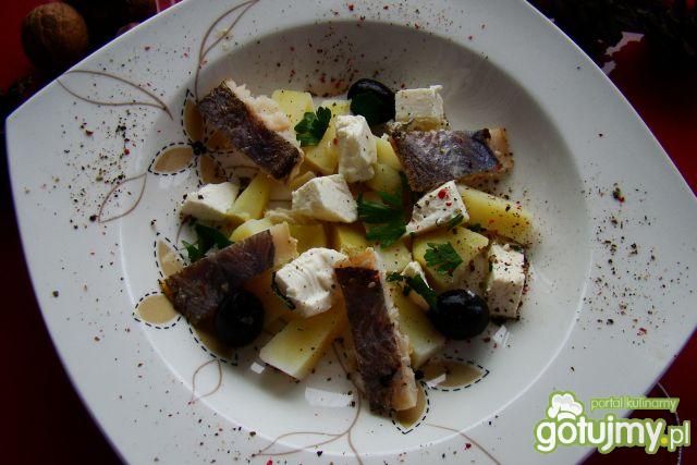 Grillowany śledz z serem feta  Grillowany śledz z serem feta