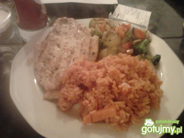Grilowana pierś z meksykańskim ryżem
