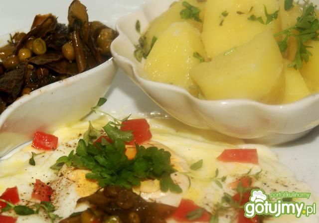 Groszek cukrowy na brązowo