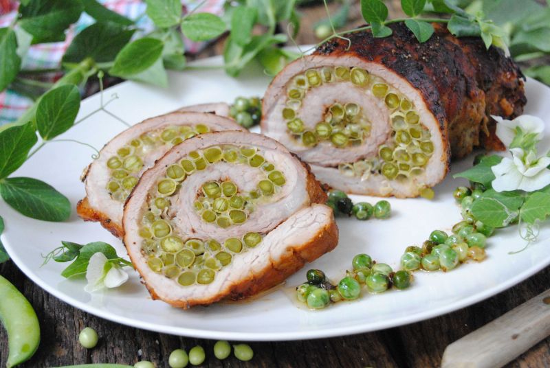 Groszkowa rolada Groszkowa rolada