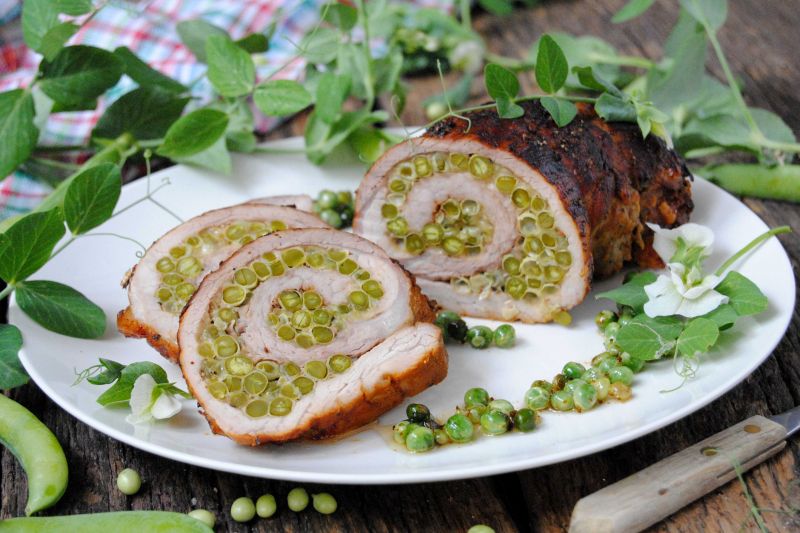 Groszkowa rolada Groszkowa rolada