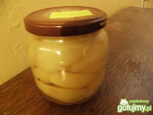 Gruszki marynowane z kolendrą