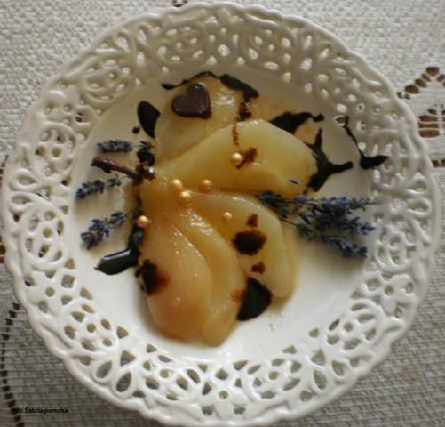 Gruszki miodowo- lawendowe :