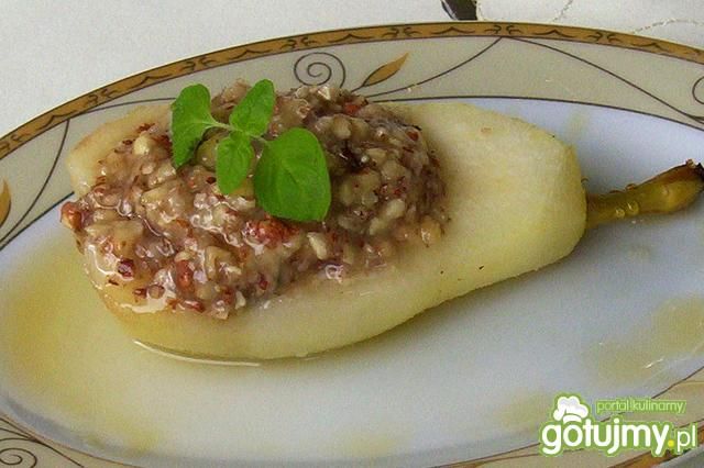 Gruszki nadziane orzechami Gruszki nadziane orzechami