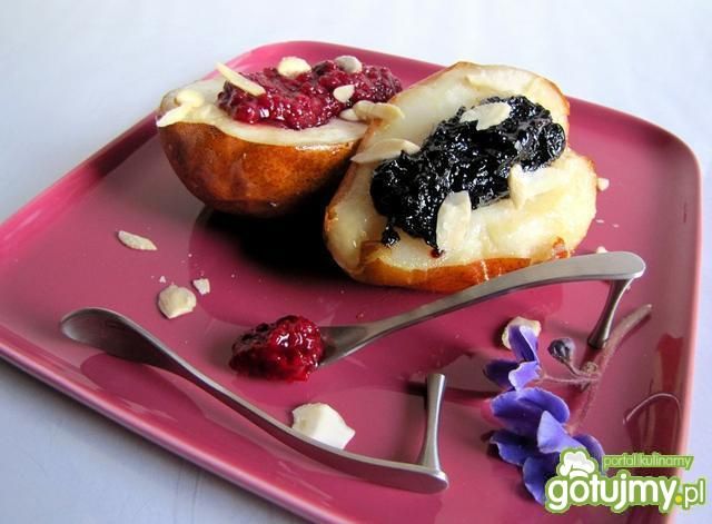 Gruszki waniliowe z konfiturą 