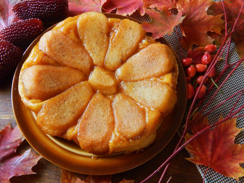Gruszkowa tarta tatin 