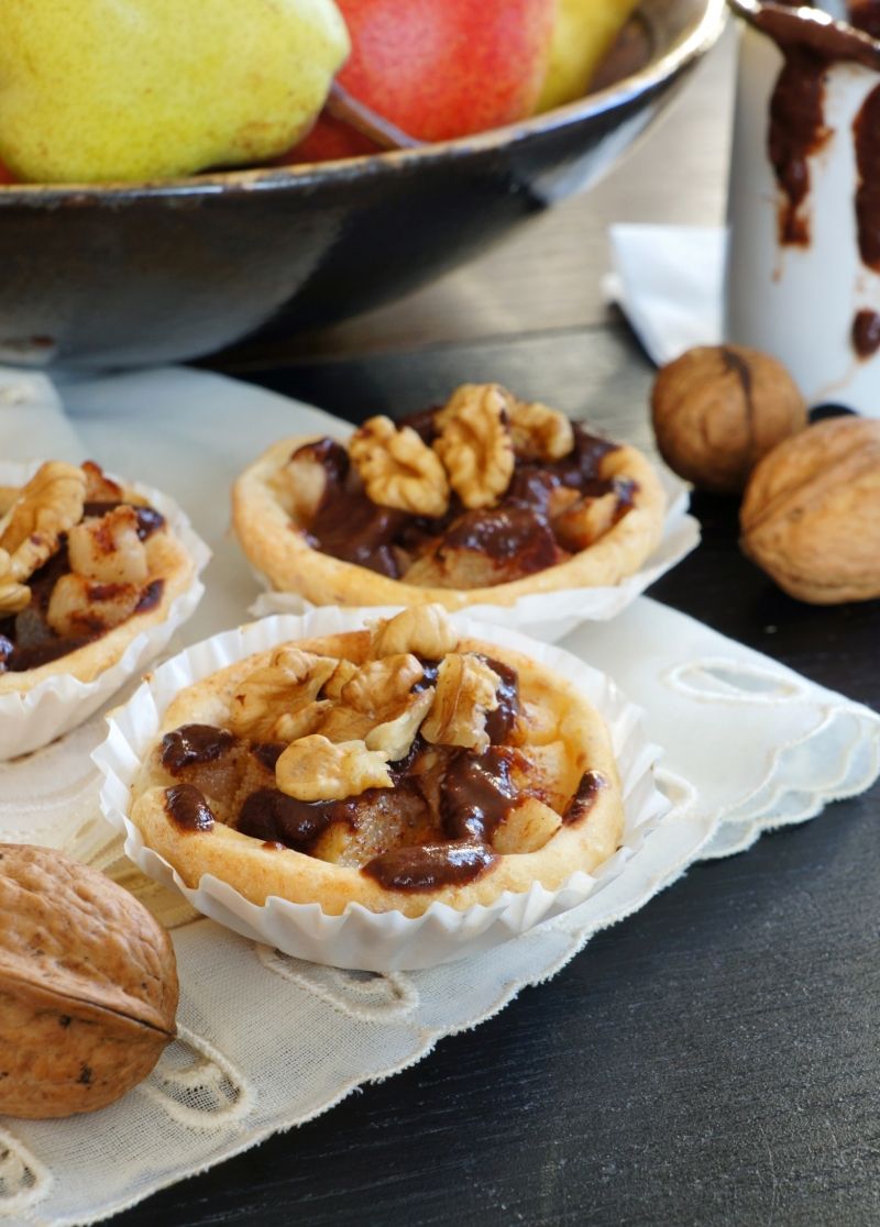 Gruszkowe babeczki zupełnie bez cukru