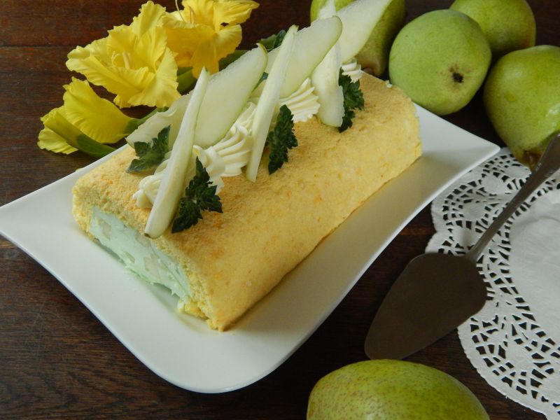 Gruszkowe ciasto charlotte Gruszkowe ciasto charlotte