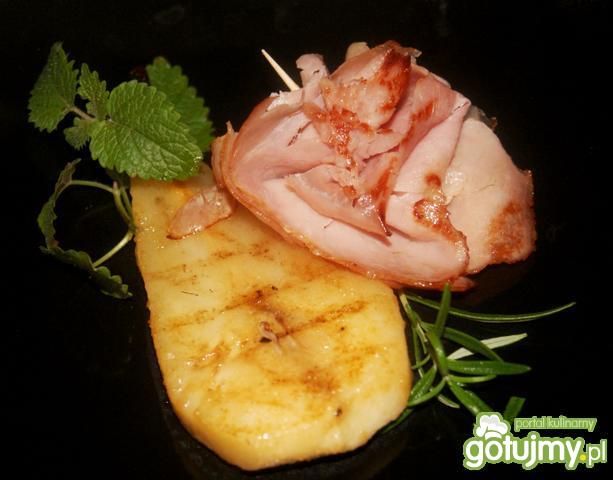 Gruszkowo-szynkowy tandem z grilla