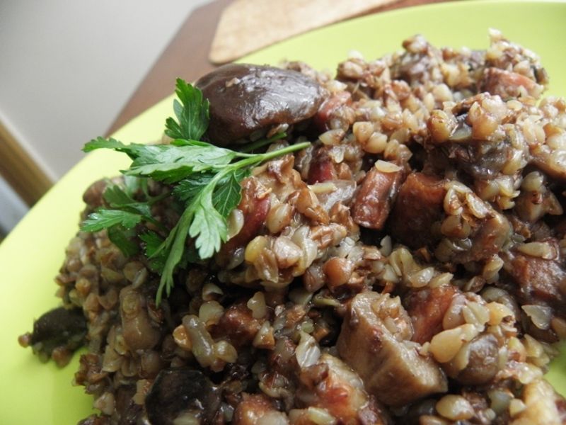 Gryczana z grzybami Gryczana z grzybami