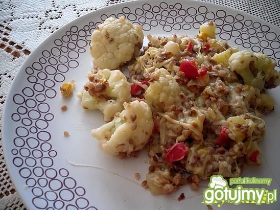 Gryczana zapiekanka z warzywami