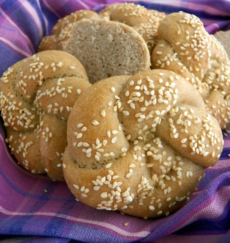 Gryczane bułeczki z sezamem