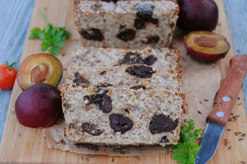 Gryczany pasztet ze śliwką