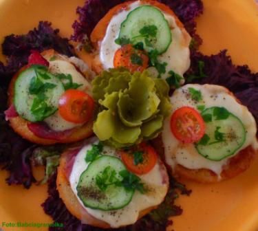 Grzaneczki z mozzarellą :